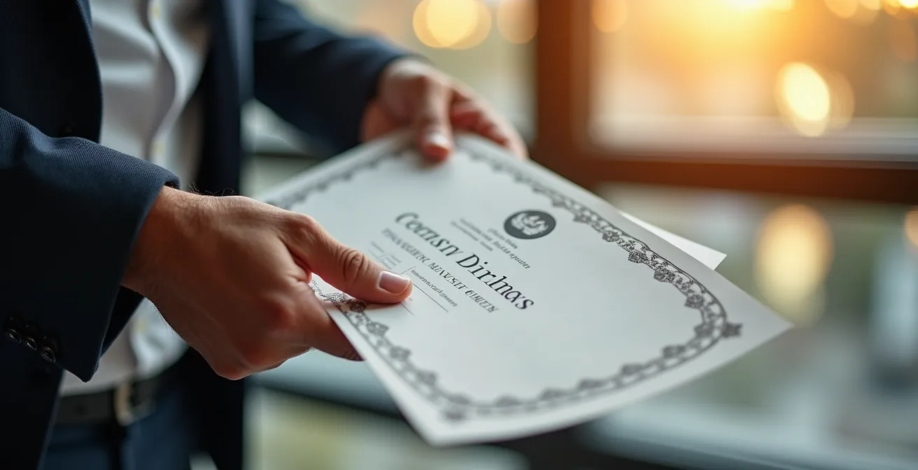 Axe Humain & Émotionnel : Mains consultant des documents professionnels